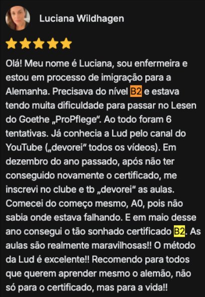 Depoimento de Luciana